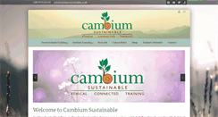 Desktop Screenshot of cambiumsustainable.co.uk